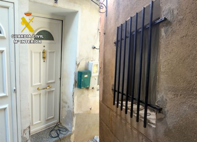 La Guardia Civil investiga a dos menores por la comisión de robos y daños en viviendas de Moratalla