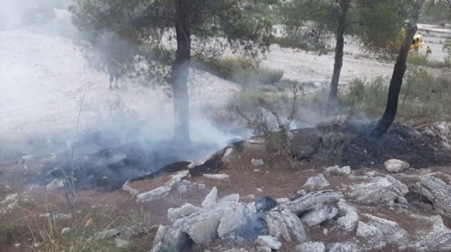 Conato de incendio forestal declarado en Salmerón, pedanía de Moratalla